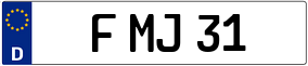 Truck License Plate
